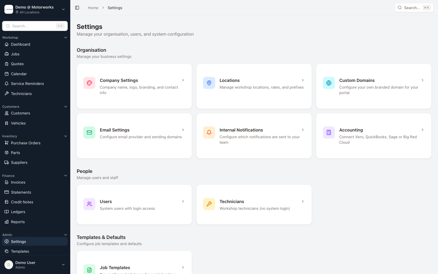 Data Import & Migration feature in MotorWorks garage management software