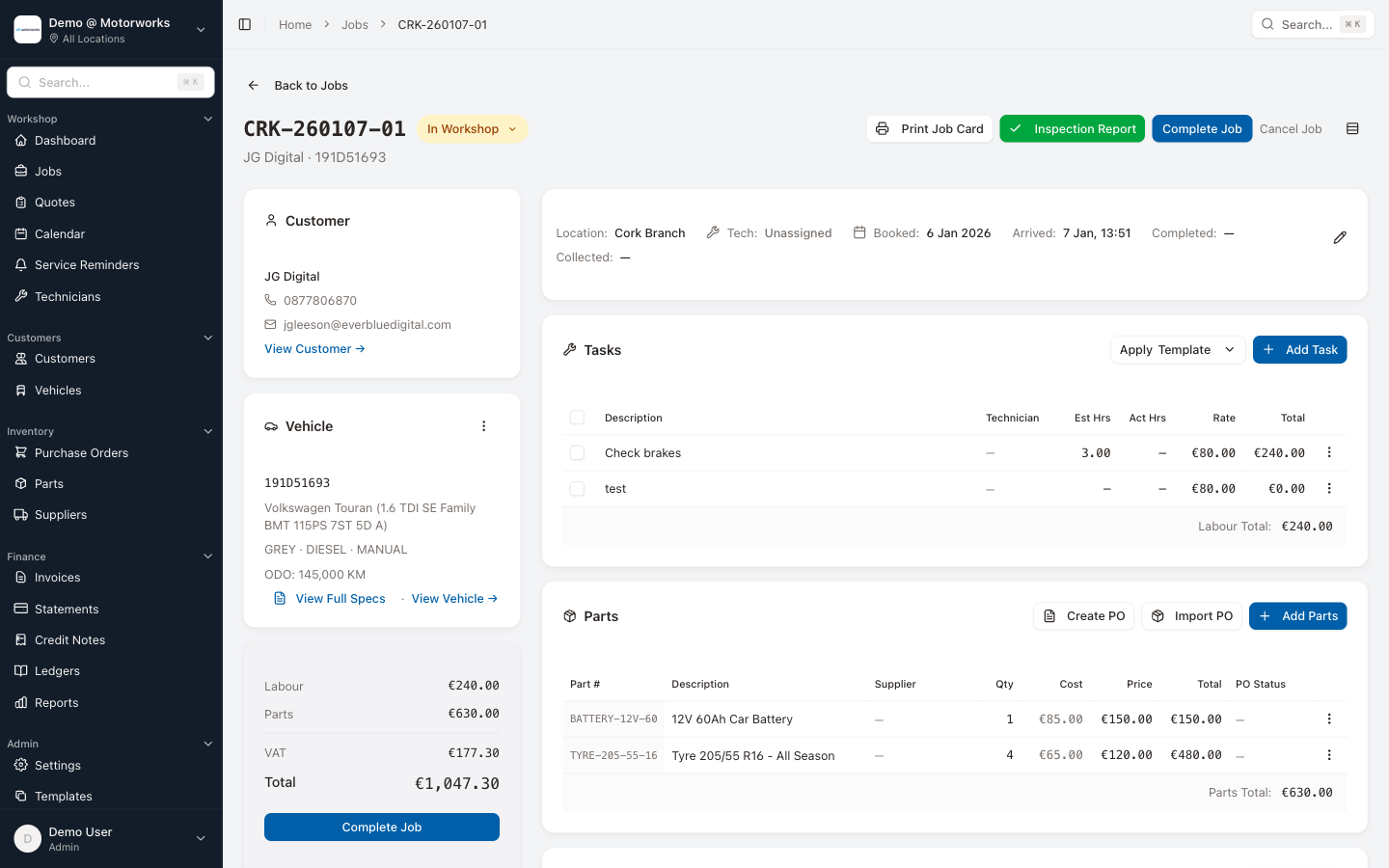 How to Choose the Right Garage Management Software for Your Irish Workshop - MotorWorks blog